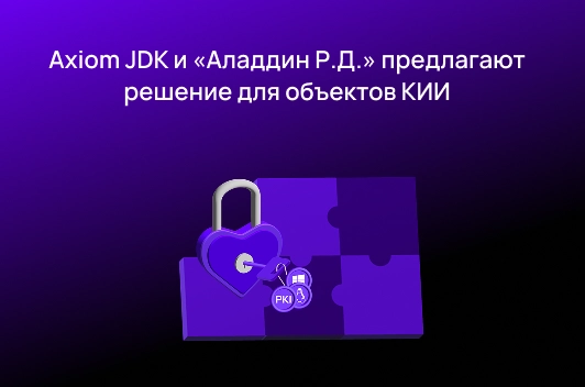 Axiom JDK и Аладдин Р.Д. создали решение для замены Microsoft CA для объектов КИИ