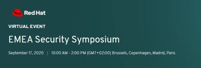 Вебинар: 171Red Hat EMEA Security Symposium187