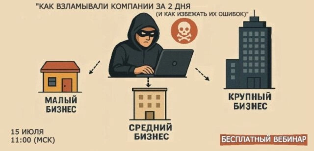 Вебинар 171Как взламывали компании за 2 дня (и как избежать их ошибок)187