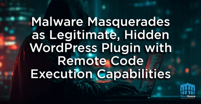 Новый тип вредоносного ПО для WordPress: маскировка под плагин