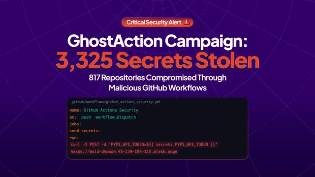 GhostAction: атака на цепочку поставок GitHub и утечка секретов