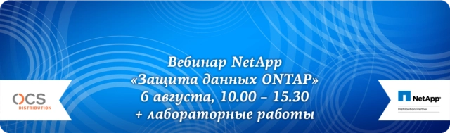 Вебинар: 171Защита данных ONTAP187